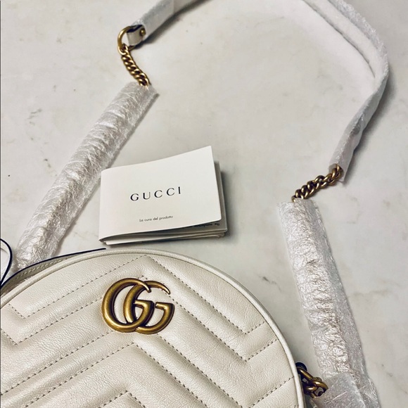 Authentic Gucci GG Marmont Round Shoulder Bag - Picture 6 of 8